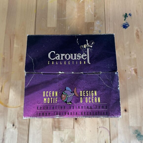 Westinghouse Carousel Collection OCEAN Design Spinning Fish Lamp Vintage 1999 - Picture 5 of 11